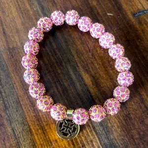 Pink & Gold Rustic Cuff
